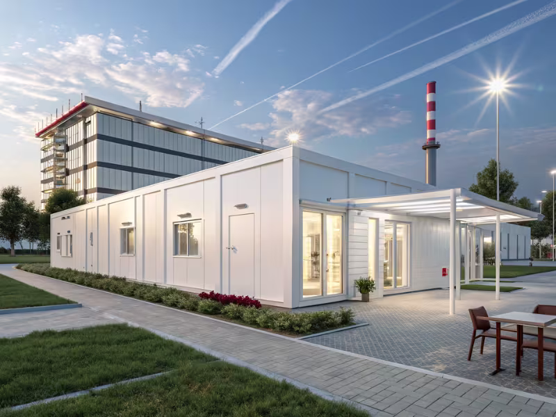 Aménagement modulaire pour l'industrie