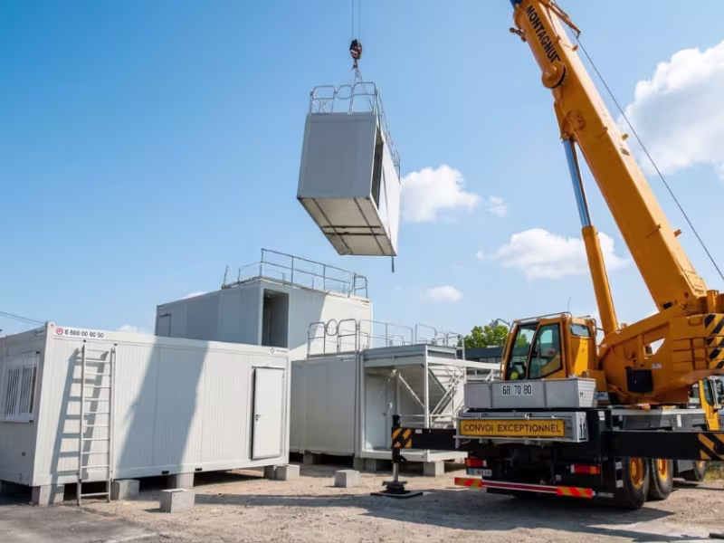 Installation modulaire pour la logistique