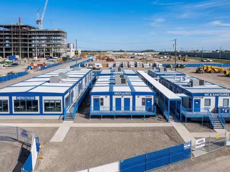 Base de vie modulaire pour chantier BTP — Module Concept
