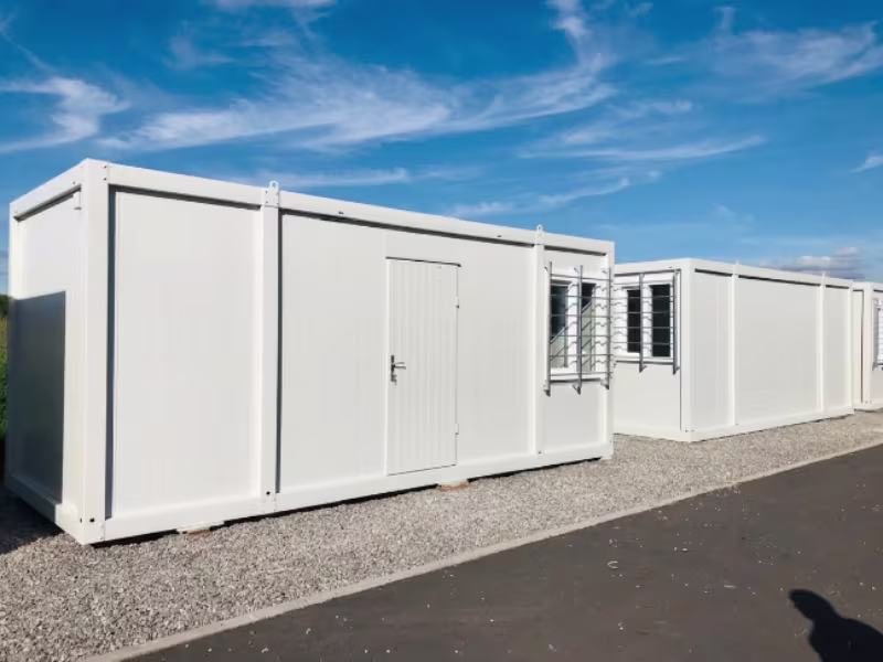 Bungalow modulaire simple pour bureau de chantier