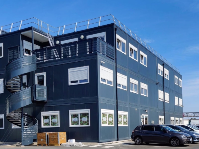 Construction de bureaux modulaires préfabriqués