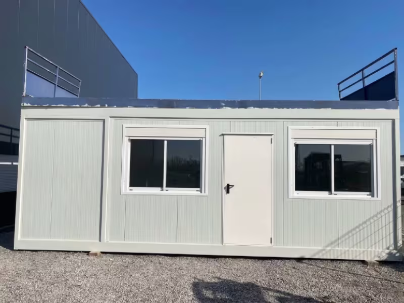 Disponibilité et préparation d'un bâtiment modulaire temporaire